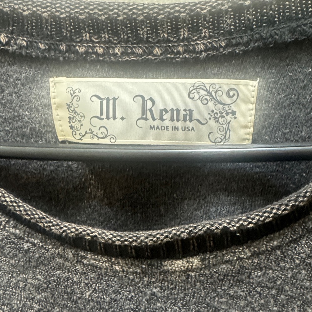 M. Rena Charcoal Knit Sweater - Picture 2 of 4